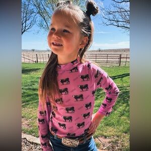 Cows Come Home Kids Mesh Top